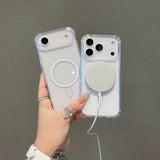 US Crystal Bumper Case for iPhone 17 Pro with MagSafe