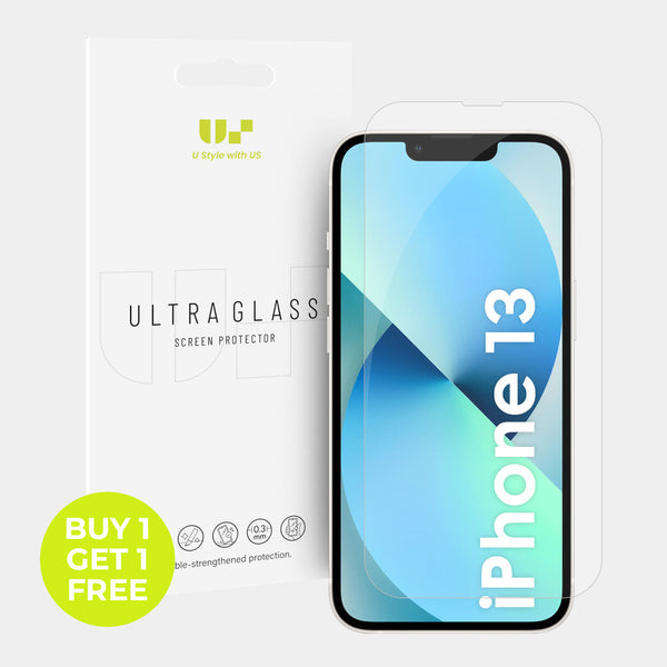 US 2.5D Tempered Glass Screen Protector for iPhone 13