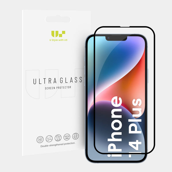 5D Full Cover Tempered Glass Screen Protector for iPhone 14 Plus