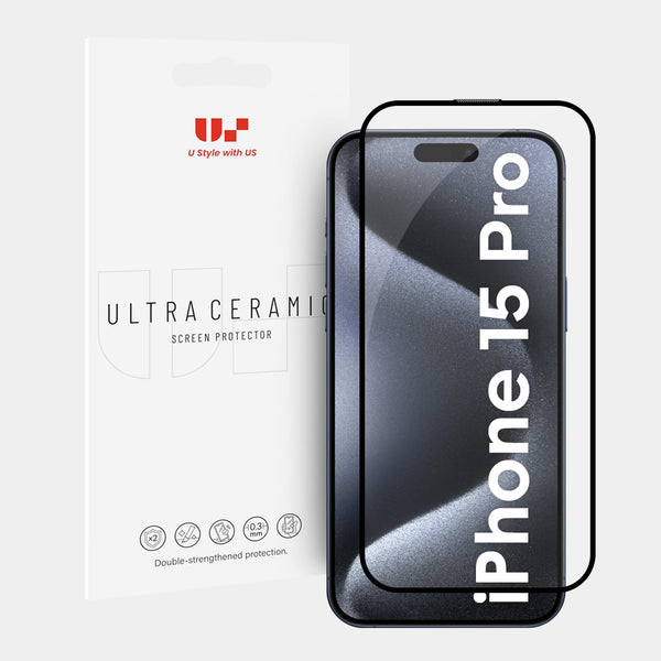 Ceramic Screen Protector for iPhone 15 Pro
