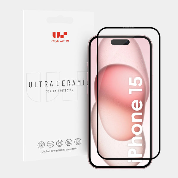 Ceramic Screen Protector for iPhone 15