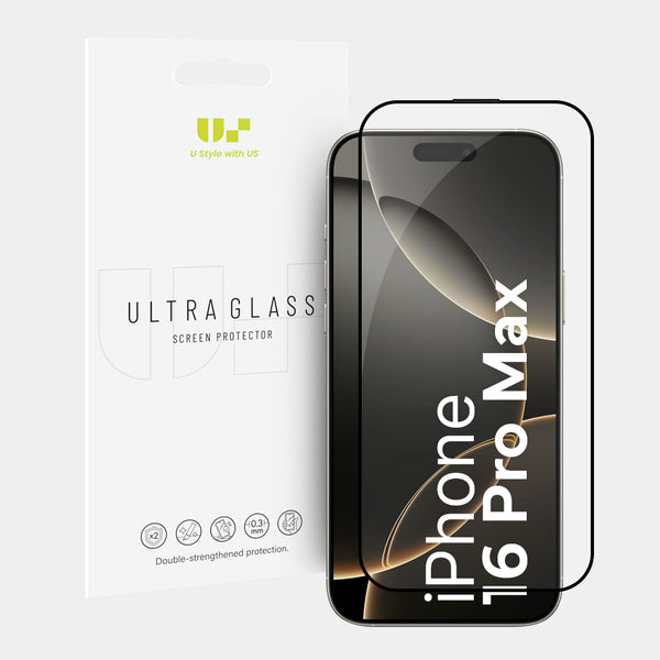 5D Full Cover Tempered Glass Screen Protector for iPhone 16 Pro Max