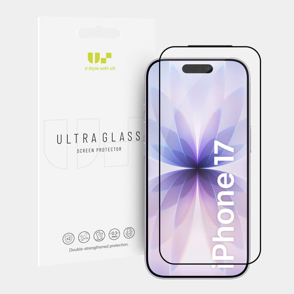 5D Full Cover Tempered Glass Screen Protector for iPhone 17