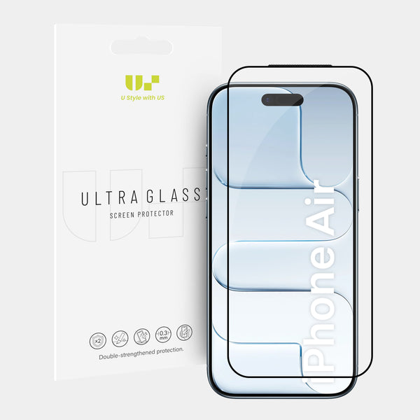 5D Full Cover Tempered Glass Screen Protector for iPhone Air